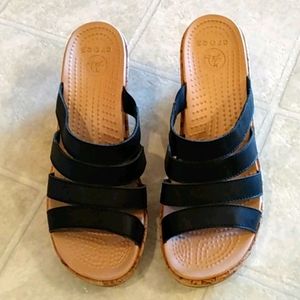 Crocs Woman's Leather Wedge